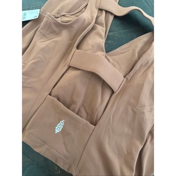 FP Movement Brown Never Better Jumpsuit Size Medium New - Picture 6 of 6